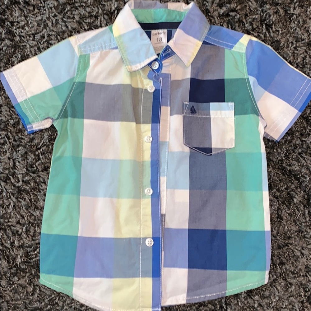 Carters toddler boy dress shirt